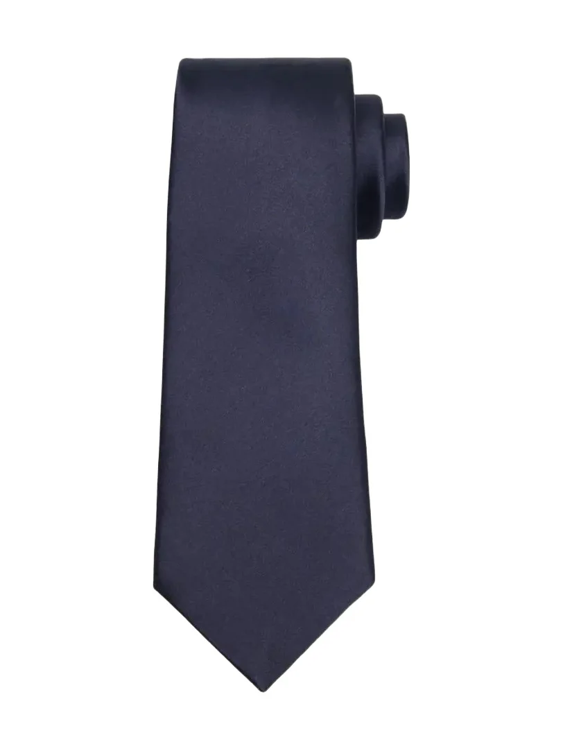 Saint Laurent Men's Solid Silk Satin Tie