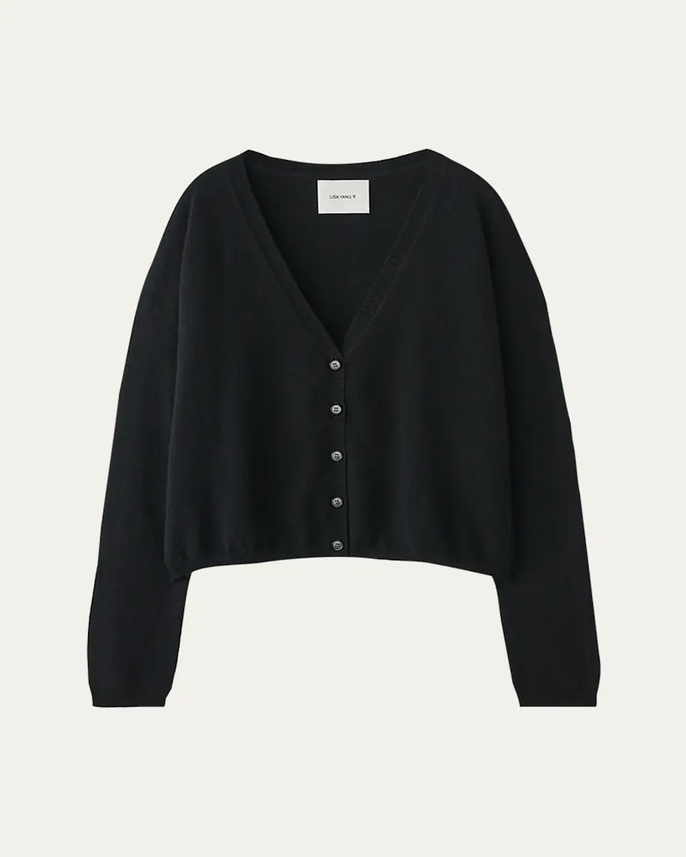 Lisa Yang Abby Cashmere V-Neck Cardigan | Thumbnail 5 Lisa Yang Abby Cashmere V-Neck Cardigan | Thumbnail 5