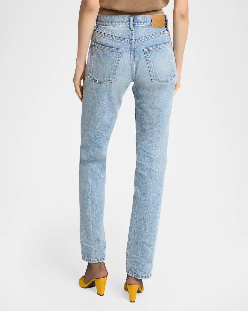 Saint Laurent Relaxed Slim-Leg Ankle Jeans | Thumbnail 7 Saint Laurent Relaxed Slim-Leg Ankle Jeans | Thumbnail 7