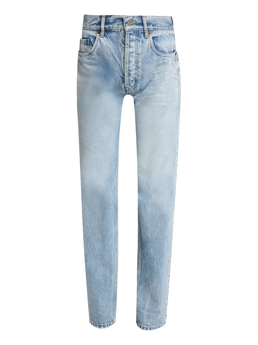Relaxed Slim-Leg Ankle Jeans
