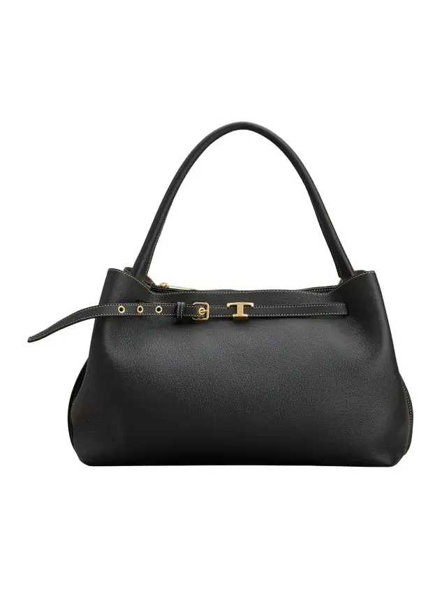 Small Timeless T Belted Leather Shoulder Bag Small Timeless T Belted Leather Shoulder Bag