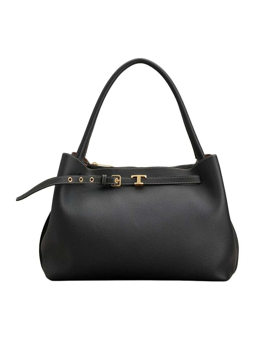 Small Timeless T Belted Leather Shoulder Bag Small Timeless T Belted Leather Shoulder Bag