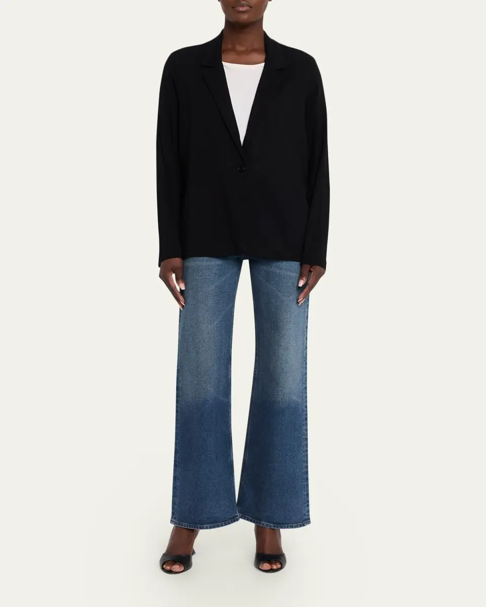 MAJESTIC FILATURES Relaxed Single-Button Blazer | Thumbnail 2 MAJESTIC FILATURES Relaxed Single-Button Blazer | Thumbnail 2
