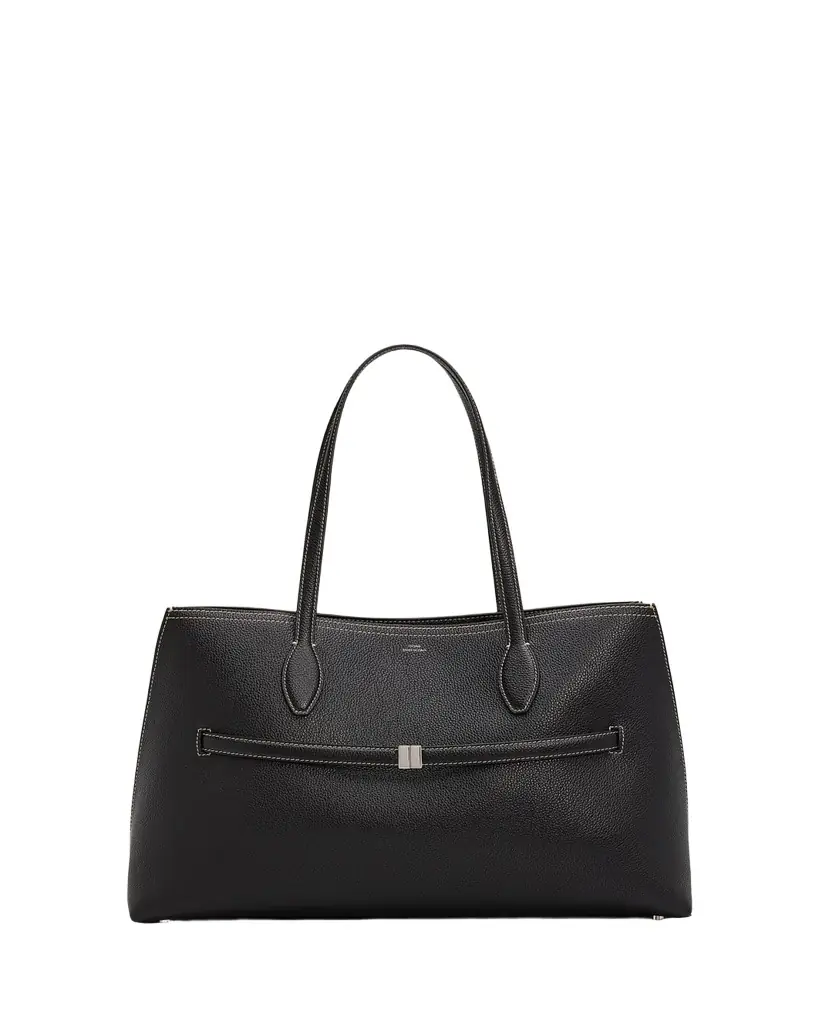 Toteme Lounge Grain Leather Tote Bag | Image 1 Toteme Lounge Grain Leather Tote Bag | Image 1
