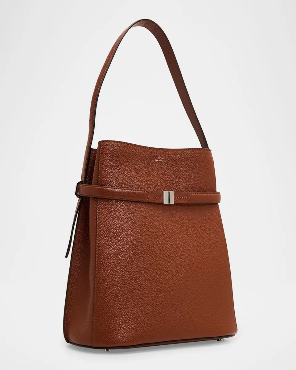 Toteme Belted Bucket Grain Leather Shoulder Bag | Thumbnail 3
