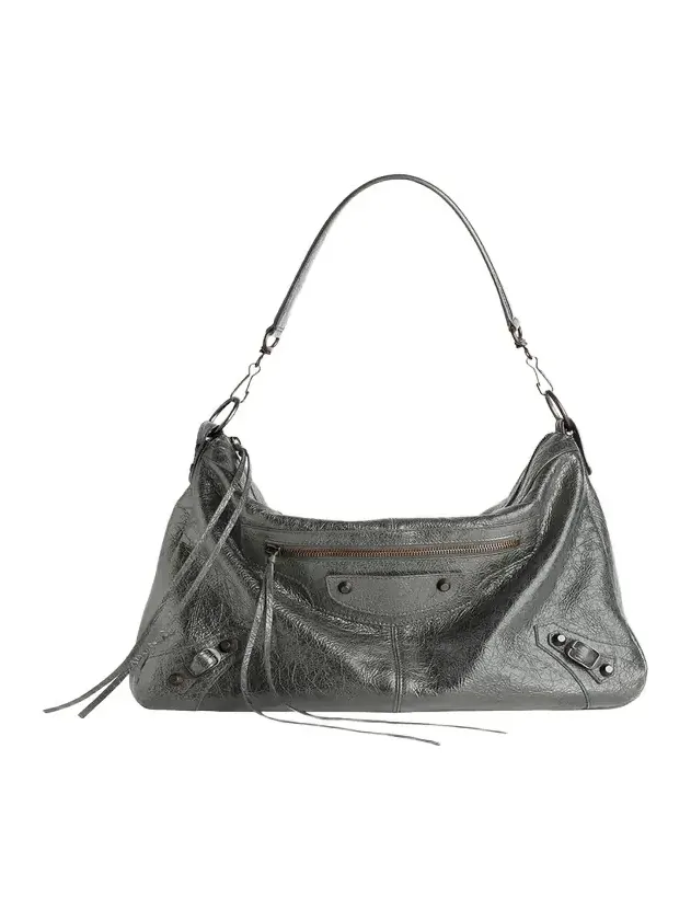 Men's Le City Moto Medium Leather Crossbody/Shoulder Bag