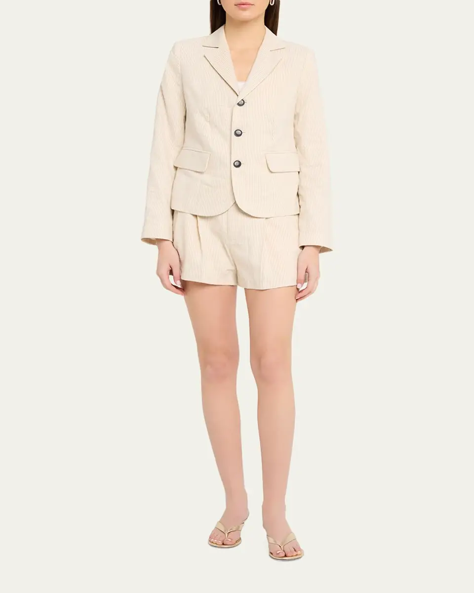 Frame The Striped Smart Blazer | Thumbnail 2 Frame The Striped Smart Blazer | Thumbnail 2