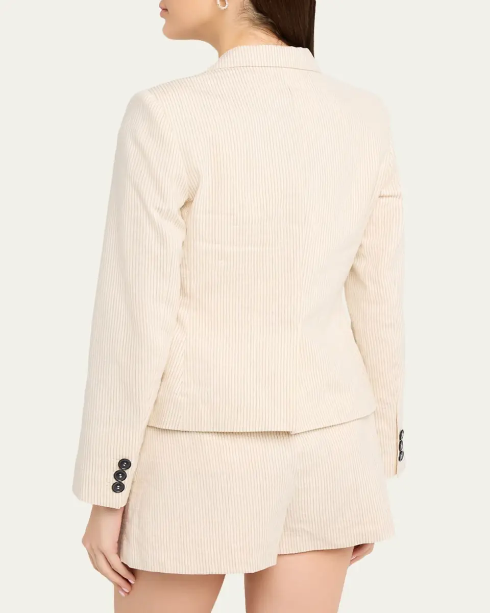 Frame The Striped Smart Blazer | Thumbnail 3 Frame The Striped Smart Blazer | Thumbnail 3