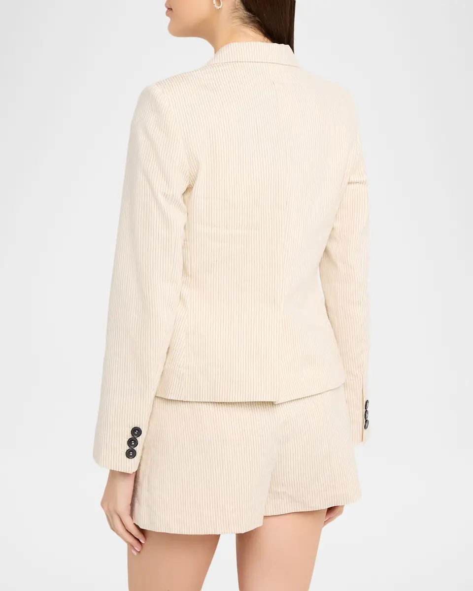 Frame The Striped Smart Blazer | Thumbnail 7 Frame The Striped Smart Blazer | Thumbnail 7