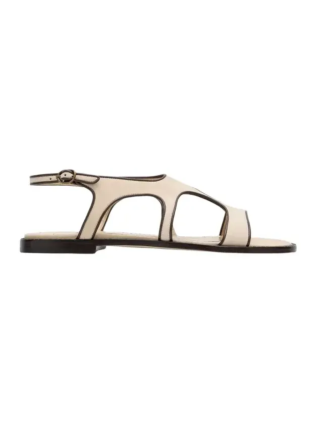 Rufina Leather-Trimmed Suede Sandals