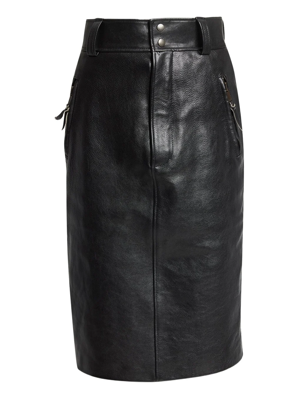 Leather Pencil Skirt