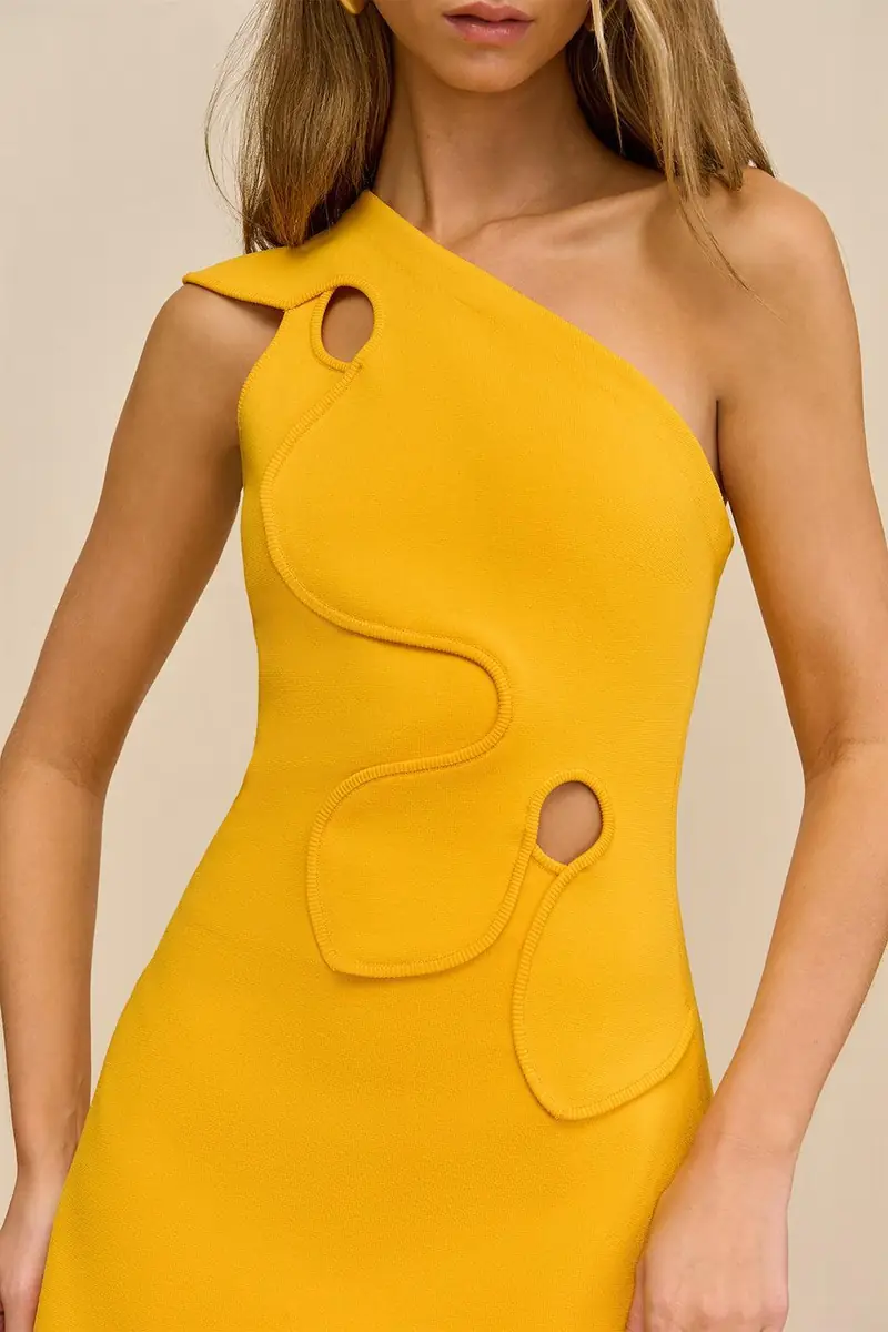 Cult Gaia Labella Dress - Marigold | Thumbnail 4