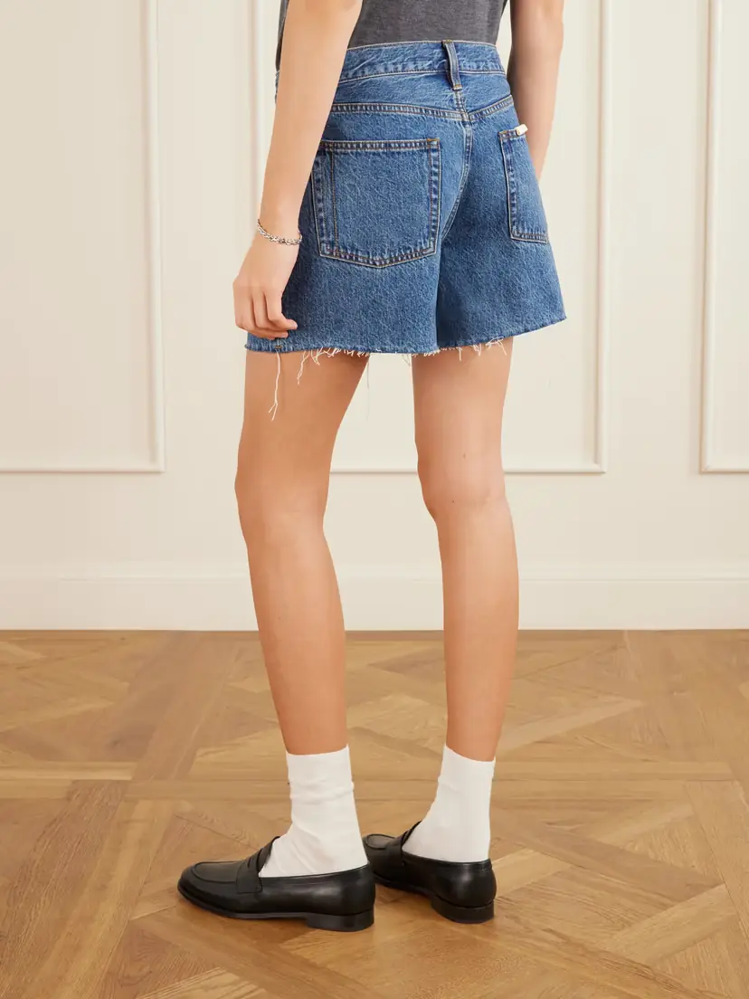 STILL HERE Straight-leg Denim Shorts | Thumbnail 3 STILL HERE Straight-leg Denim Shorts | Thumbnail 3
