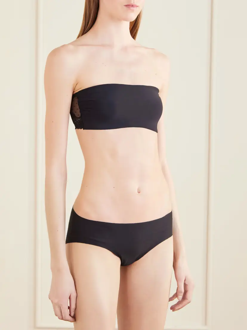 Commando Lace-trimmed Strapless Bra | Thumbnail 2 Commando Lace-trimmed Strapless Bra | Thumbnail 2