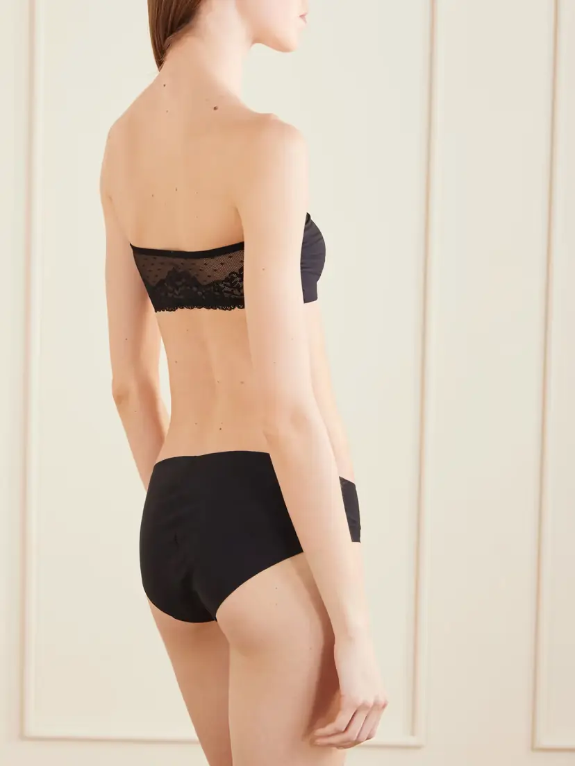 Commando Lace-trimmed Strapless Bra | Thumbnail 3 Commando Lace-trimmed Strapless Bra | Thumbnail 3