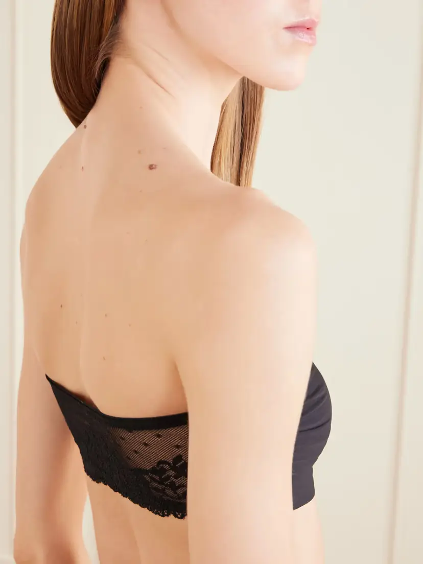 Commando Lace-trimmed Strapless Bra | Thumbnail 4 Commando Lace-trimmed Strapless Bra | Thumbnail 4