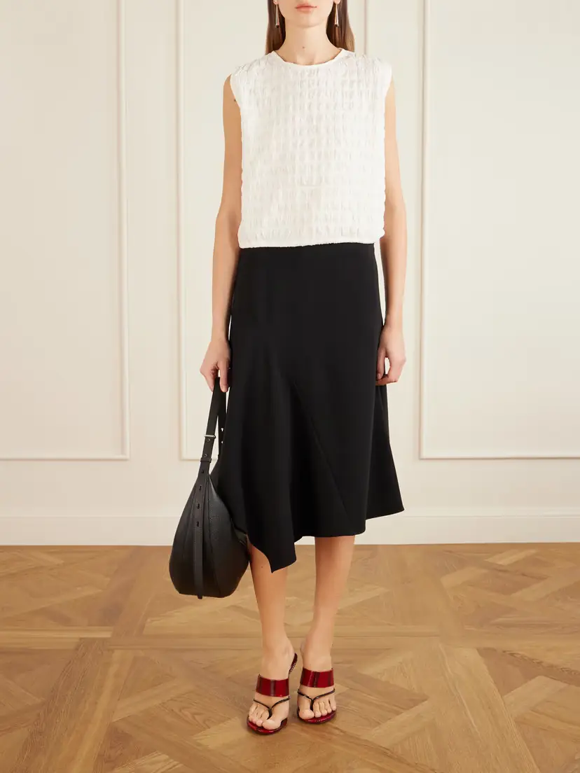 Proenza Schouler White Label Bradley Textured Jersey Tank Top | Thumbnail 2