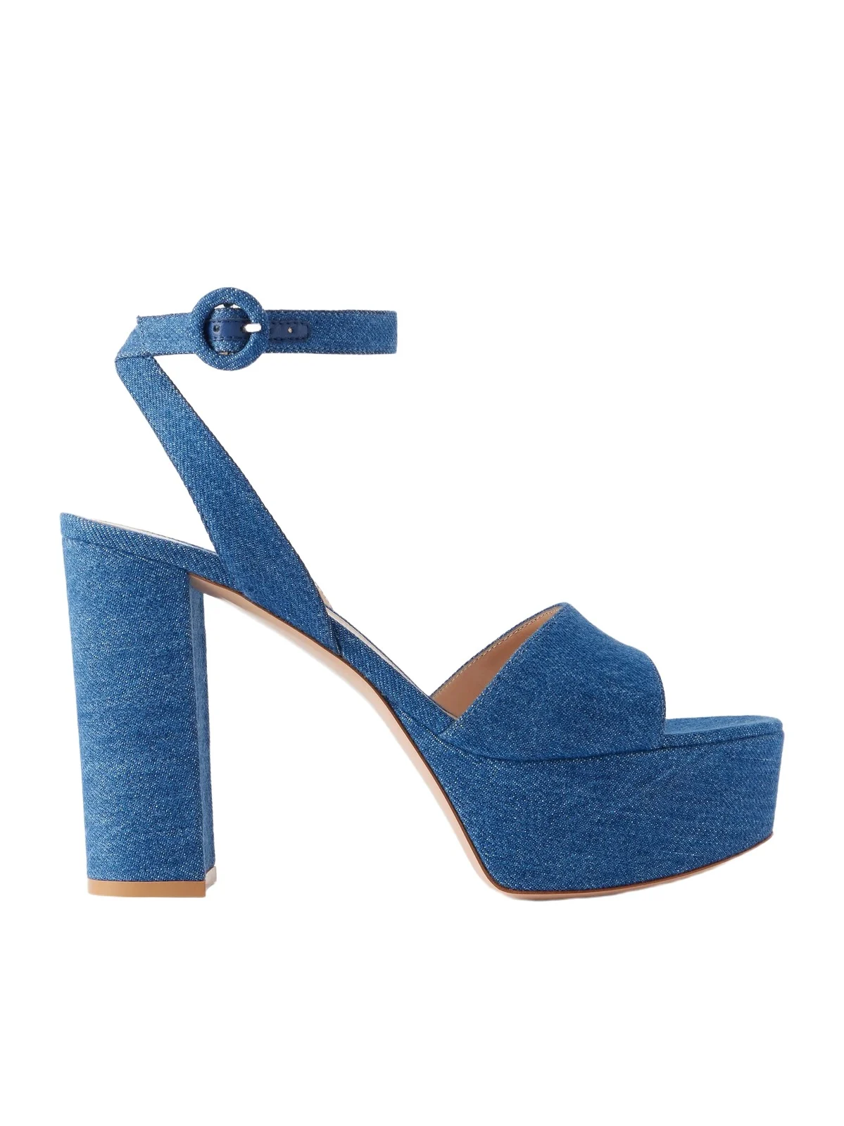 70 Denim Platform Sandals
