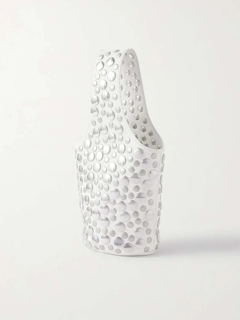 Khaite Livia Small Studded Leather Tote | Thumbnail 3 Khaite Livia Small Studded Leather Tote | Thumbnail 3