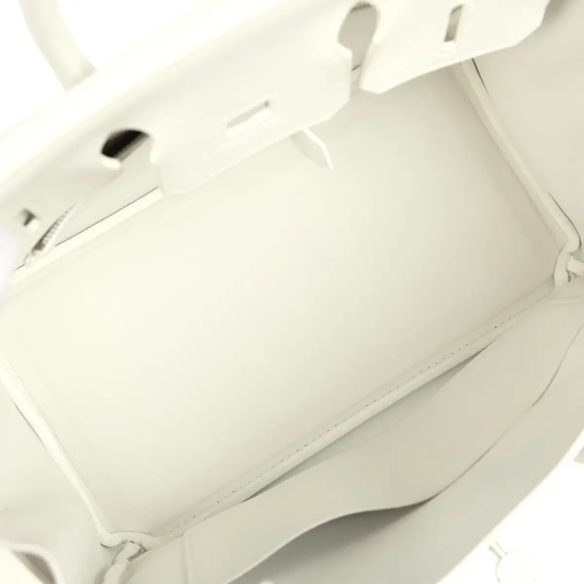 HERMÈS Hermes Birkin 25 New White Swift Palladium Hardware | Thumbnail 8 HERMÈS Hermes Birkin 25 New White Swift Palladium Hardware | Thumbnail 8