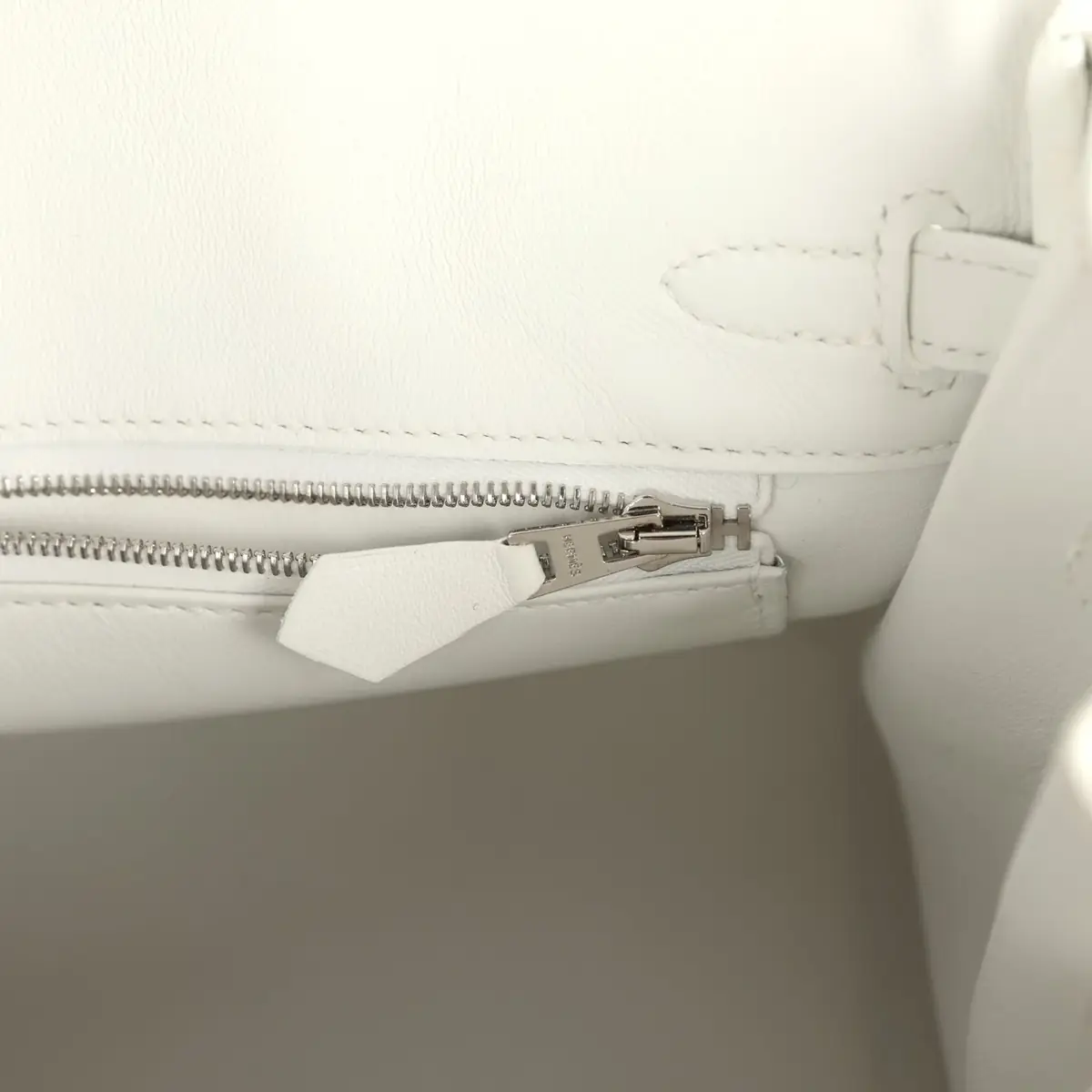 HERMÈS Hermes Birkin 25 New White Swift Palladium Hardware | Thumbnail 9 HERMÈS Hermes Birkin 25 New White Swift Palladium Hardware | Thumbnail 9
