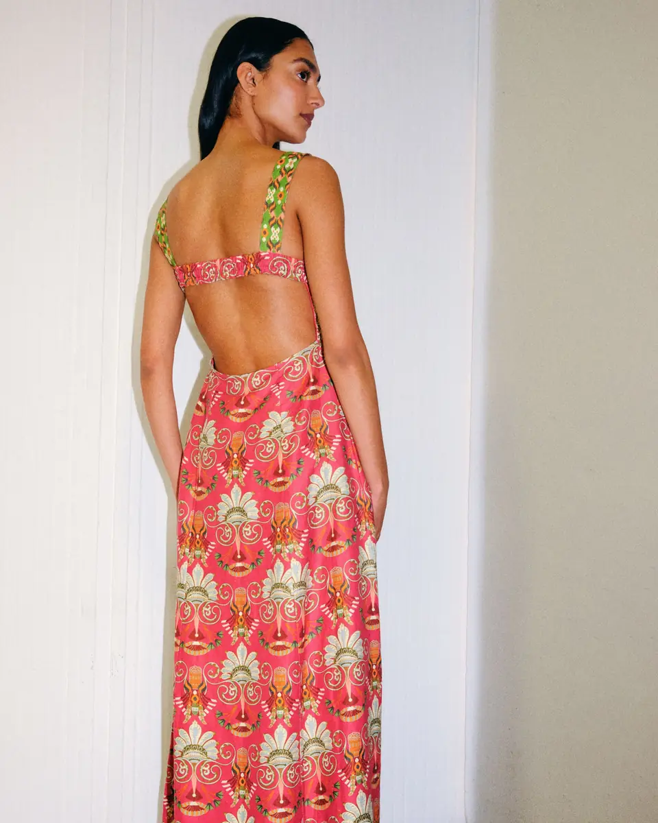 Emporio Sirenuse Azzurra Dress in River Valley Print | Thumbnail 9