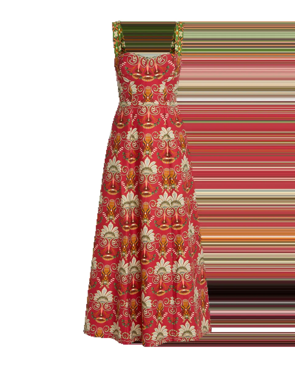 Emporio Sirenuse Azzurra Dress in River Valley Print | Thumbnail 10
