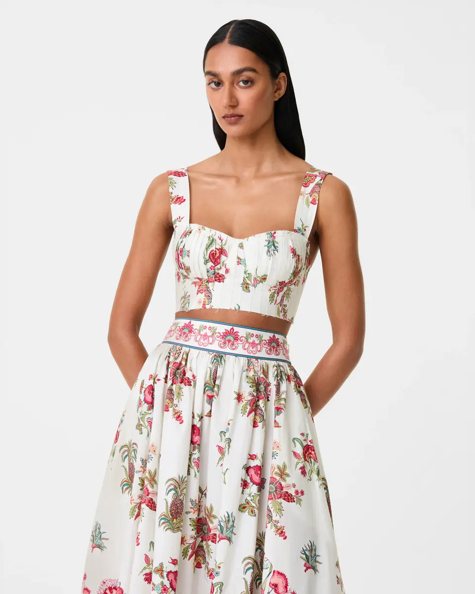 Emporio Sirenuse Dalia Top in Chintz Print | Thumbnail 2 Emporio Sirenuse Dalia Top in Chintz Print | Thumbnail 2