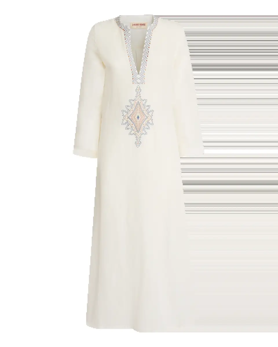 Emporio Sirenuse Jenna Caftan with Meridiana Embroidery | Thumbnail 5 Emporio Sirenuse Jenna Caftan with Meridiana Embroidery | Thumbnail 5