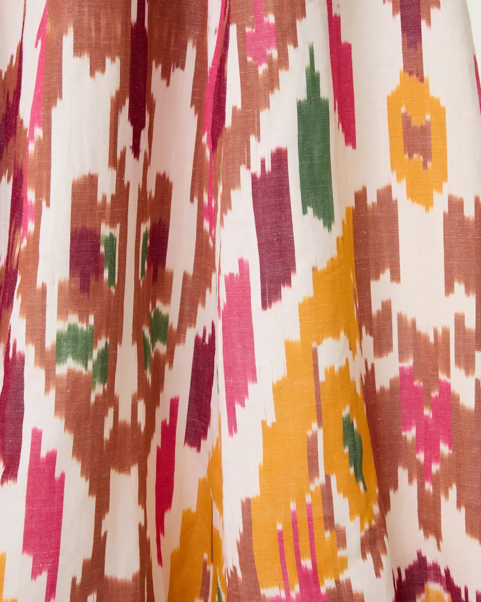 Emporio Sirenuse Kika Skirt in Watercolor Ikat | Thumbnail 5 Emporio Sirenuse Kika Skirt in Watercolor Ikat | Thumbnail 5