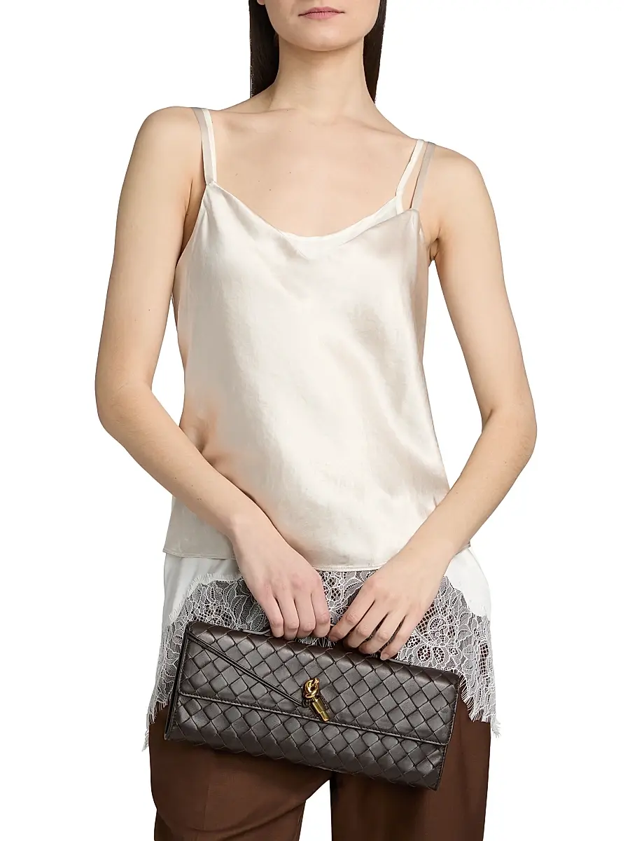 Vince Women's Satin V-Neck Cami | Thumbnail 3 Vince Women's Satin V-Neck Cami | Thumbnail 3