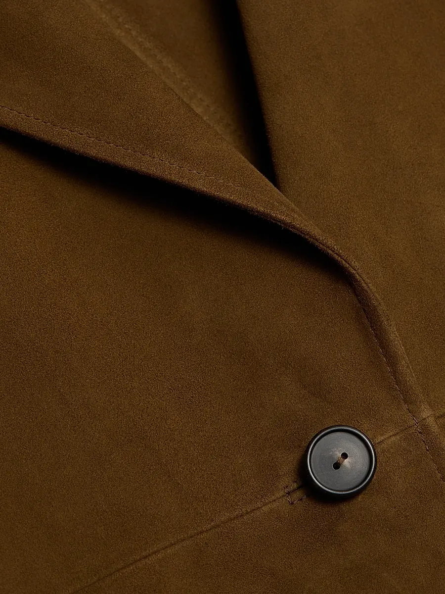 Vince Women's Suede Longline Coat | Thumbnail 7