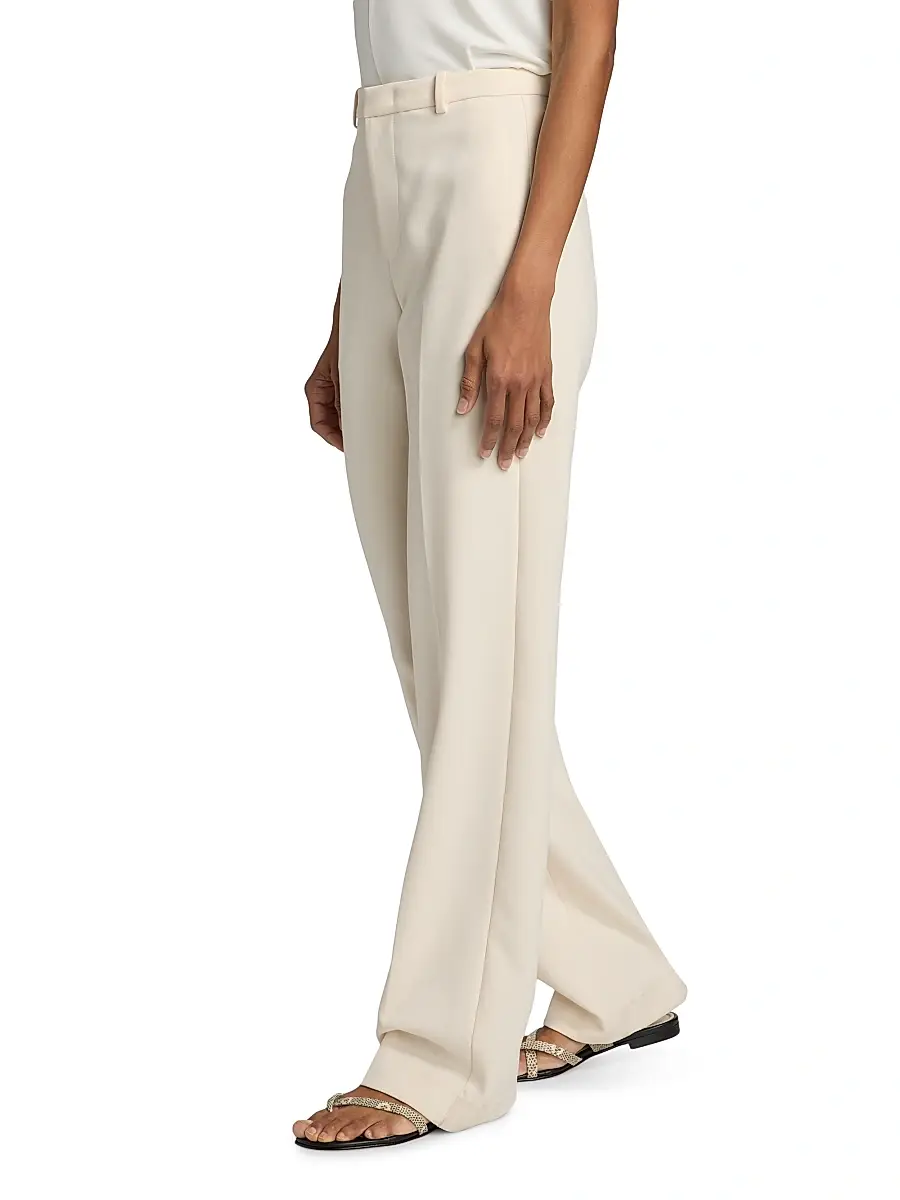 Vince Women's Elsa High-Rise Straight-Leg Trousers | Thumbnail 4 Vince Women's Elsa High-Rise Straight-Leg Trousers | Thumbnail 4