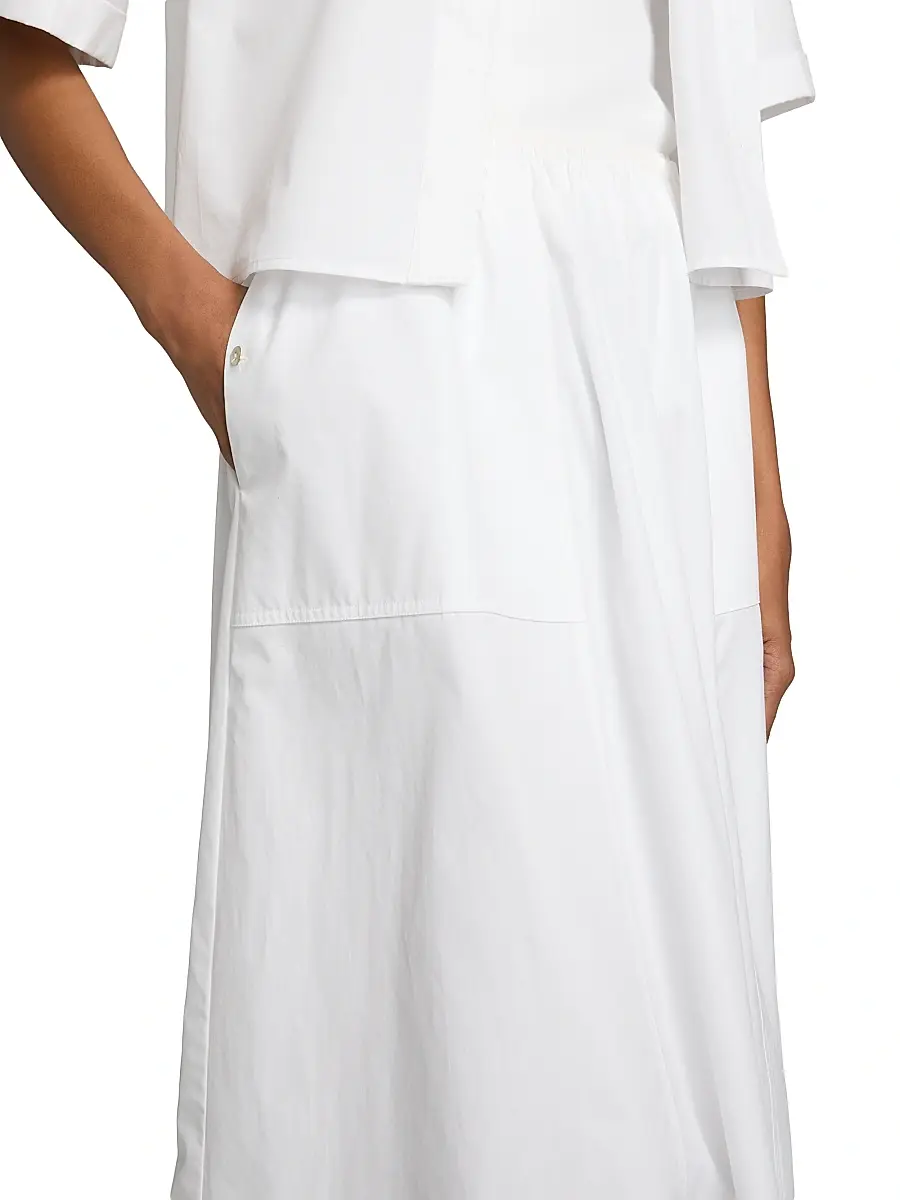Vince Women's Scallop Midi-Skirt | Thumbnail 6 Vince Women's Scallop Midi-Skirt | Thumbnail 6