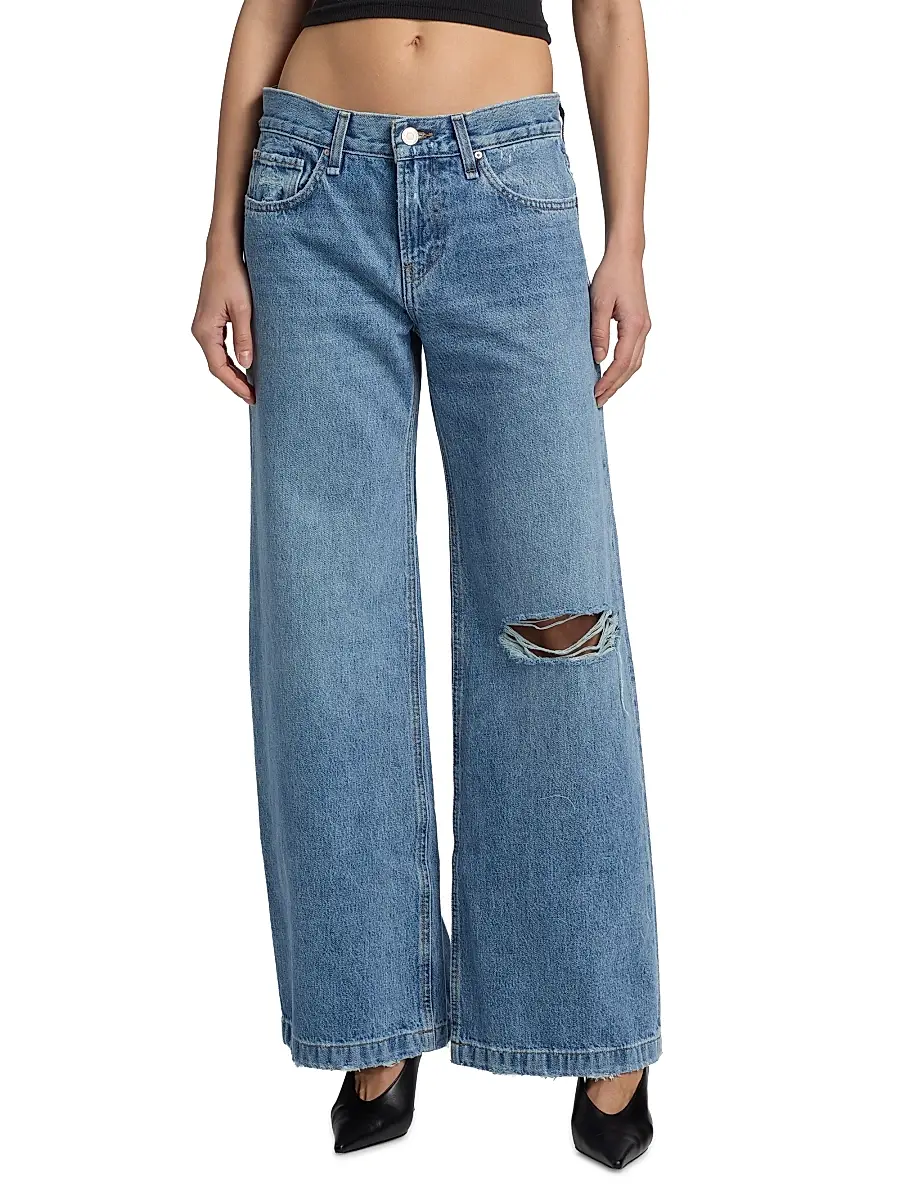 Hudson Jeans Women's Rylee Low-Rise Relaxed-Fit Jeans | Thumbnail 3