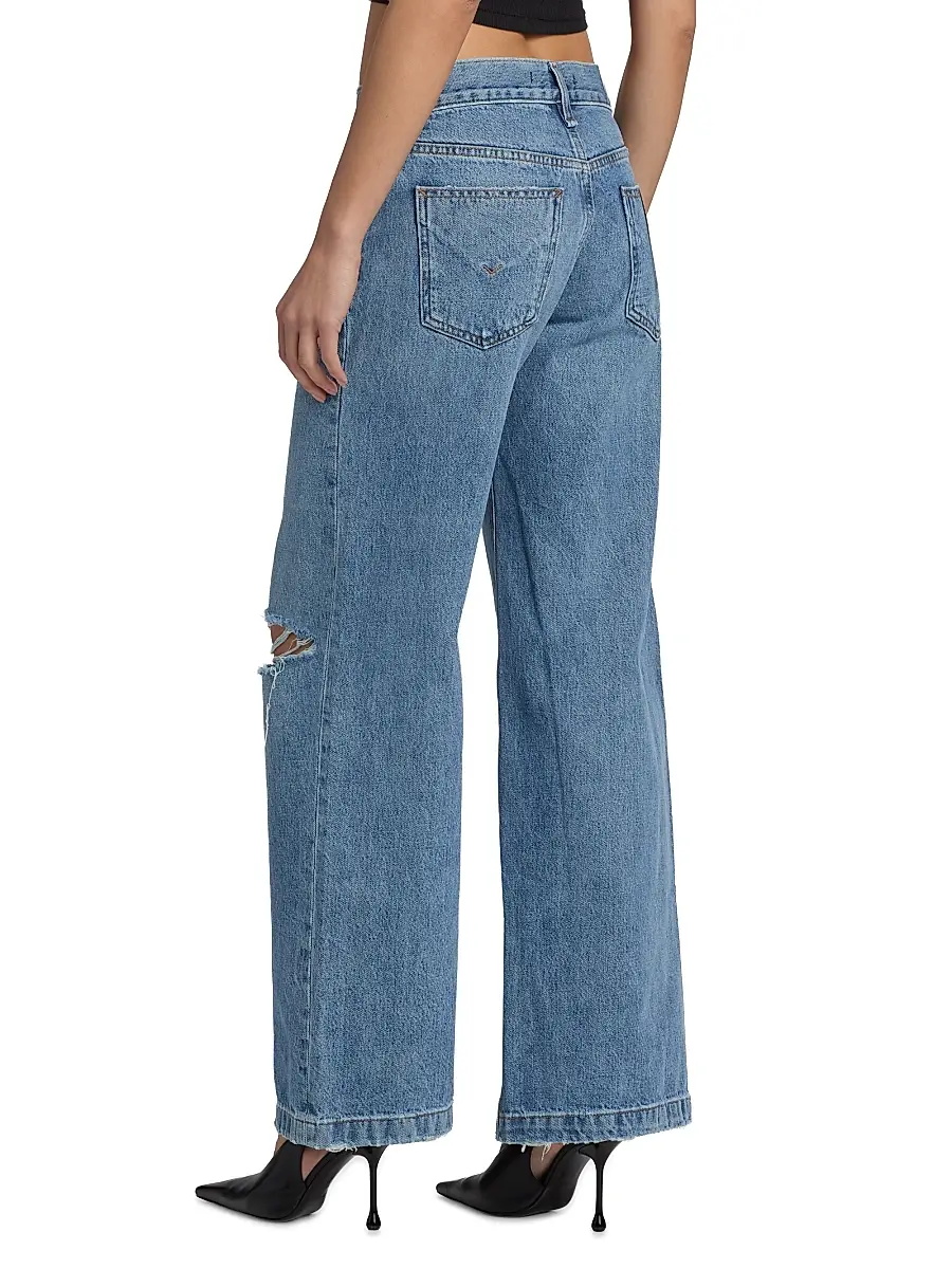 Hudson Jeans Women's Rylee Low-Rise Relaxed-Fit Jeans | Thumbnail 5