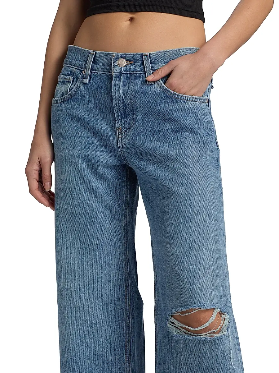 Hudson Jeans Women's Rylee Low-Rise Relaxed-Fit Jeans | Thumbnail 6