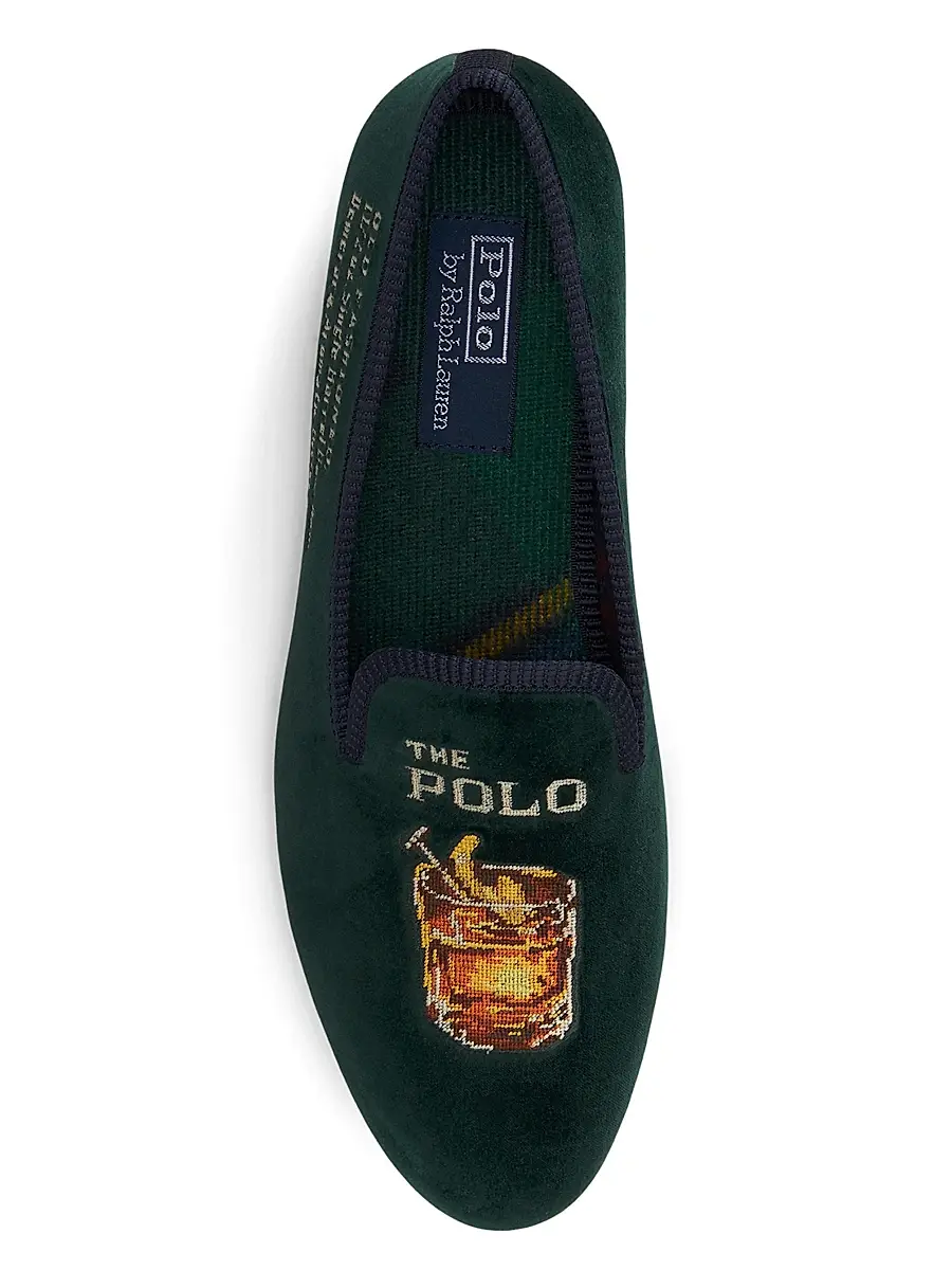 Polo Ralph Lauren Men's Paxton Embroidered Slippers | Thumbnail 4