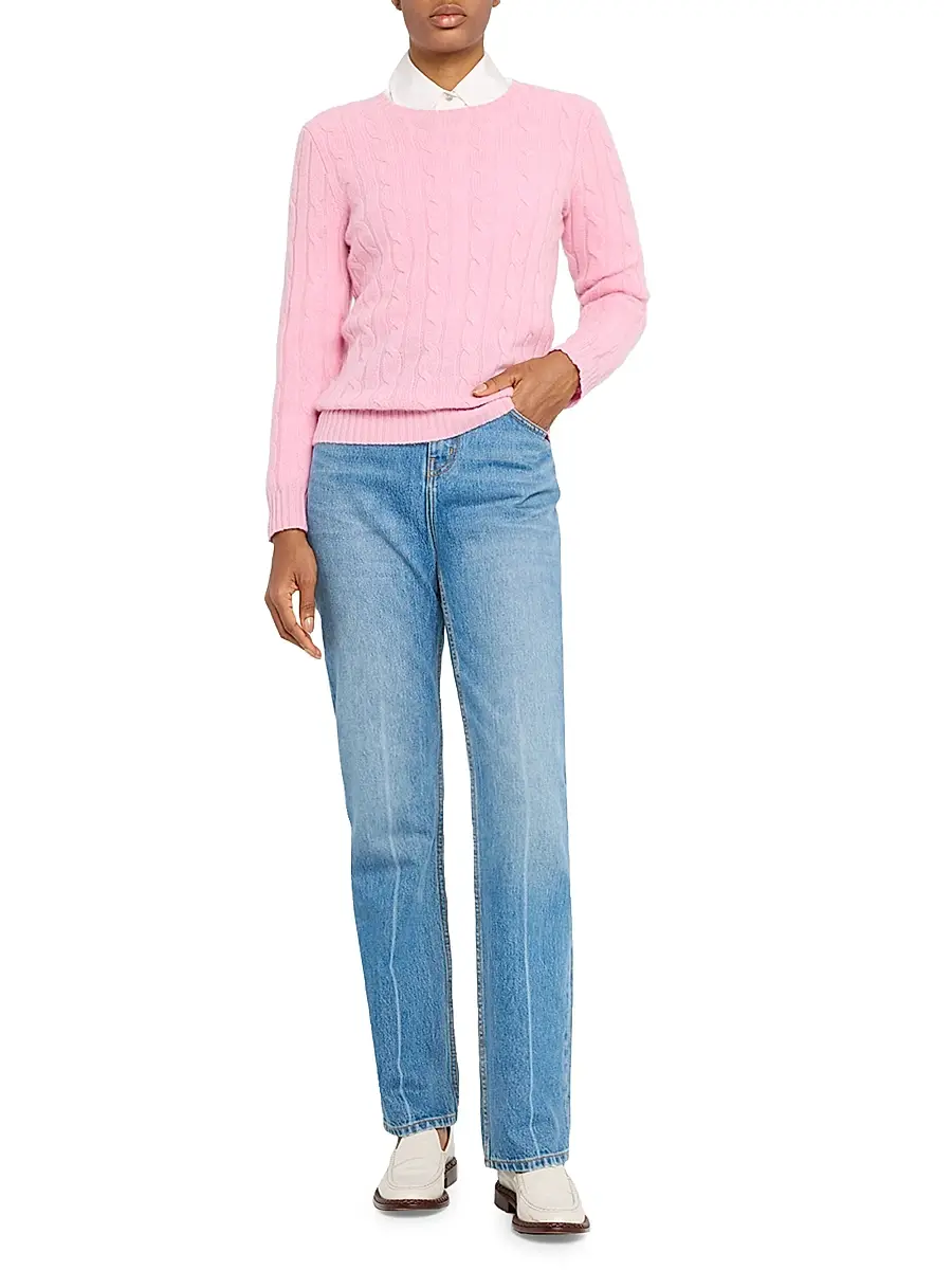 Polo Ralph Lauren Women's Cable-Knit Cotton-Wool Sweater | Thumbnail 2 Polo Ralph Lauren Women's Cable-Knit Cotton-Wool Sweater | Thumbnail 2