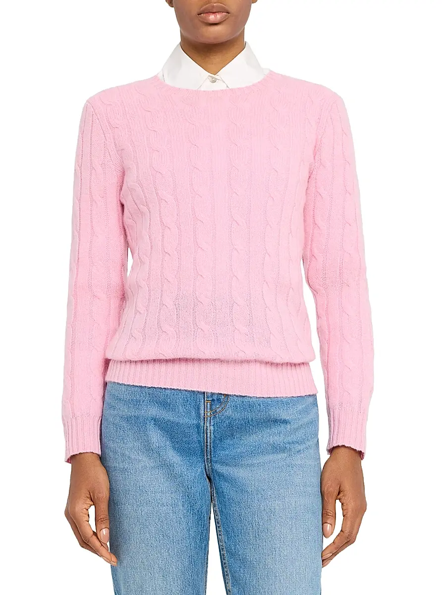 Polo Ralph Lauren Women's Cable-Knit Cotton-Wool Sweater | Thumbnail 3 Polo Ralph Lauren Women's Cable-Knit Cotton-Wool Sweater | Thumbnail 3