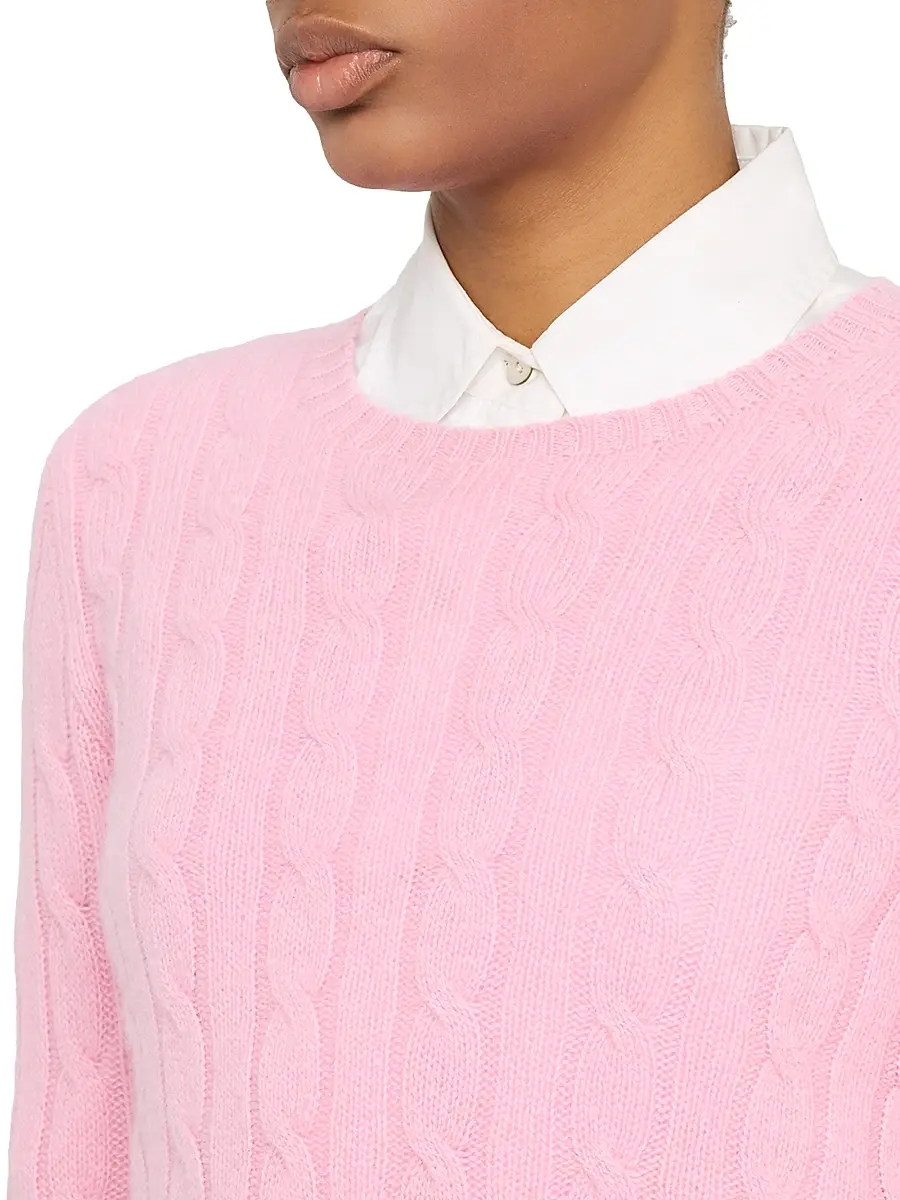 Polo Ralph Lauren Women's Cable-Knit Cotton-Wool Sweater | Thumbnail 5 Polo Ralph Lauren Women's Cable-Knit Cotton-Wool Sweater | Thumbnail 5