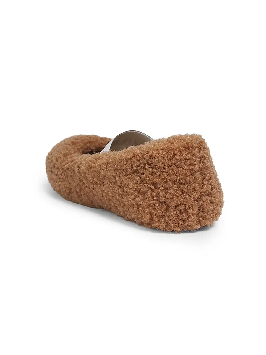 Moon Boot Women's Shearling Ballerina Flats | Thumbnail 3