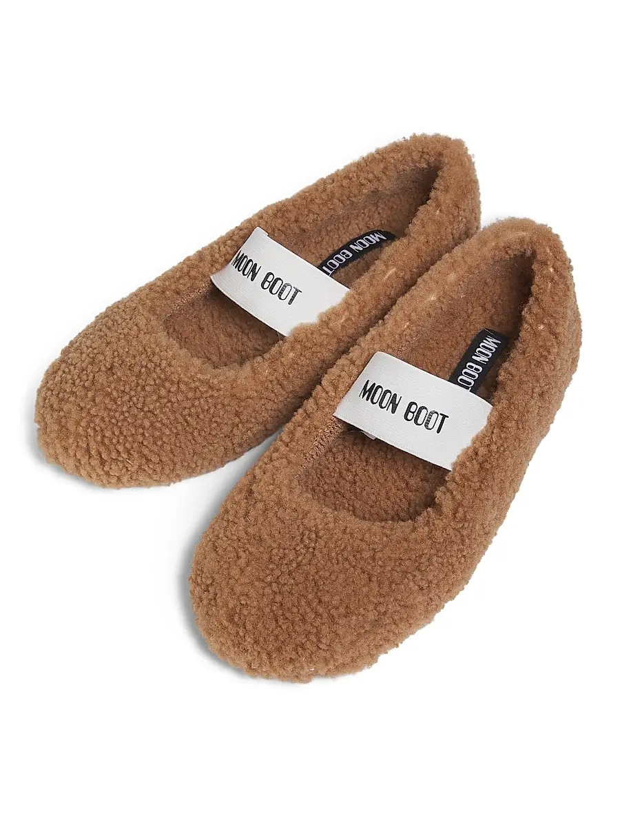 Moon Boot Women's Shearling Ballerina Flats | Thumbnail 4