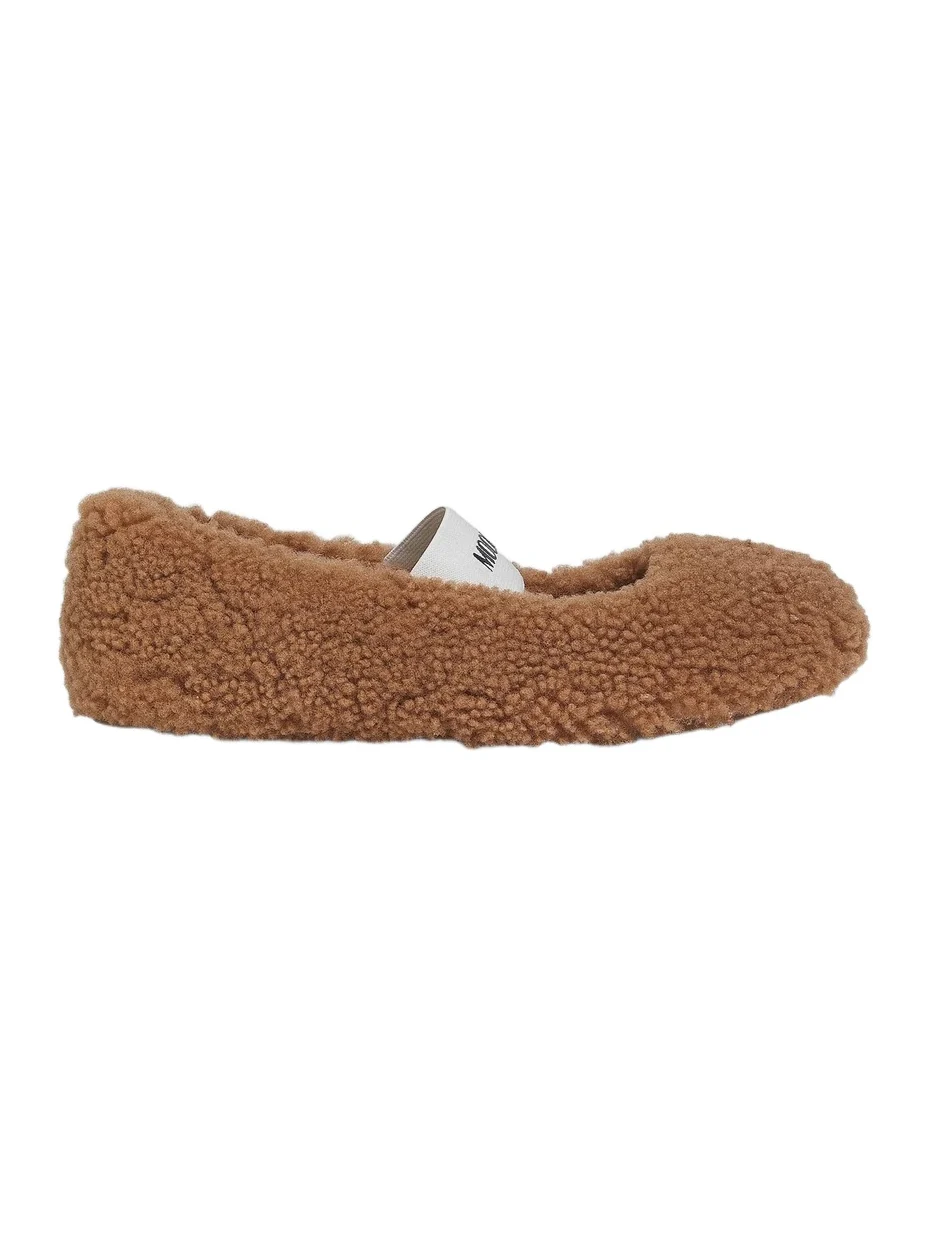 Moon Boot Women's Shearling Ballerina Flats