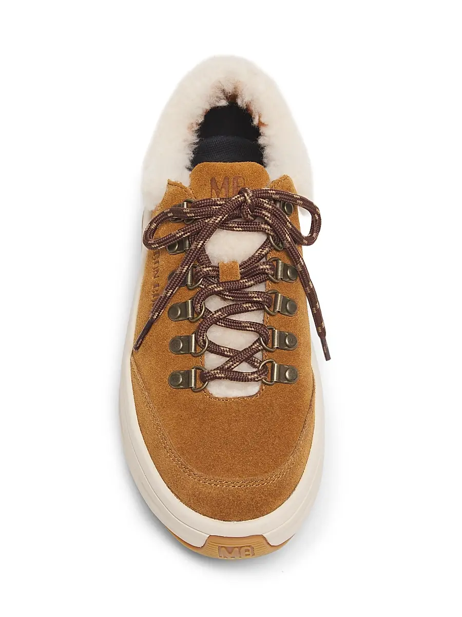 Moon Boot Women's City Shearling-Trim Platform Sneakers | Thumbnail 4 Moon Boot Women's City Shearling-Trim Platform Sneakers | Thumbnail 4