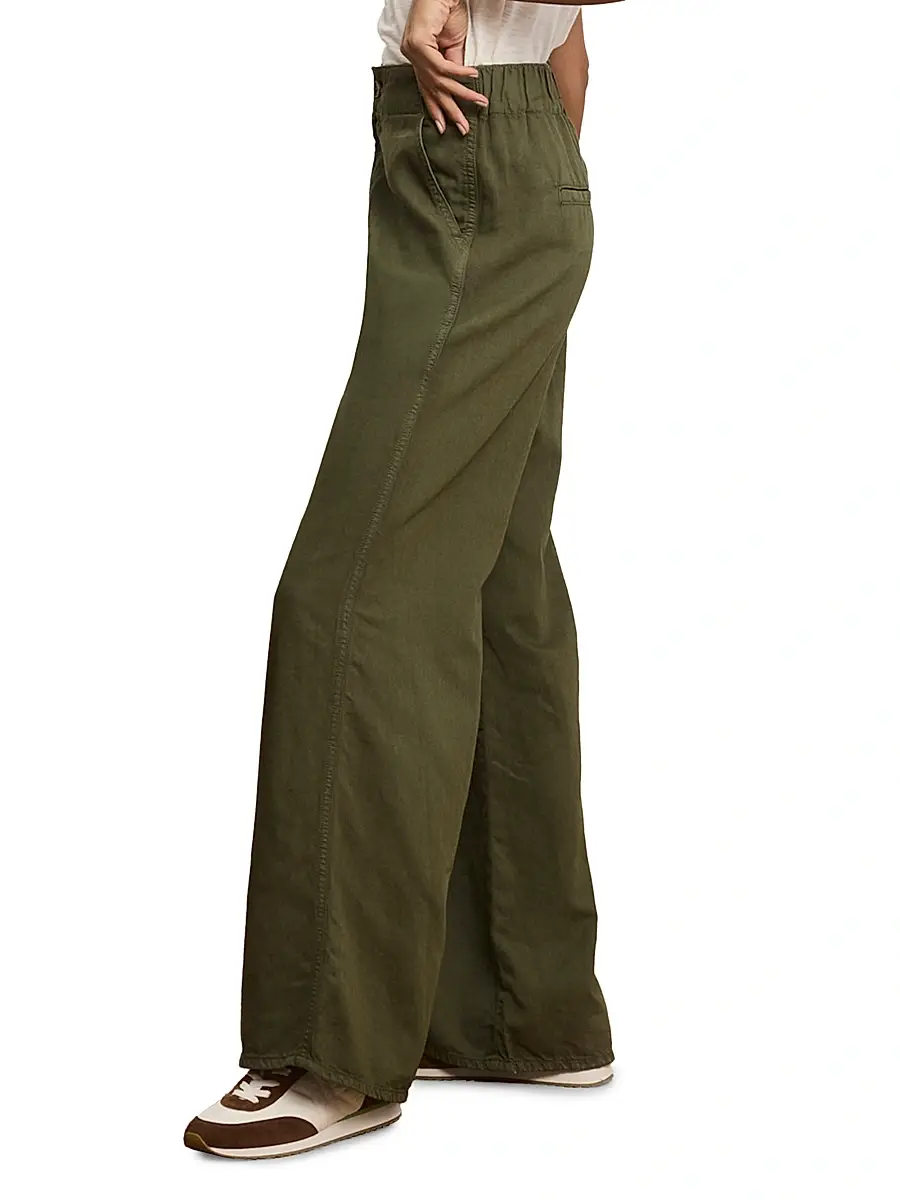 Veronica Beard Women's Kasey Wide-Leg Flat Front Pants | Thumbnail 4 Veronica Beard Women's Kasey Wide-Leg Flat Front Pants | Thumbnail 4
