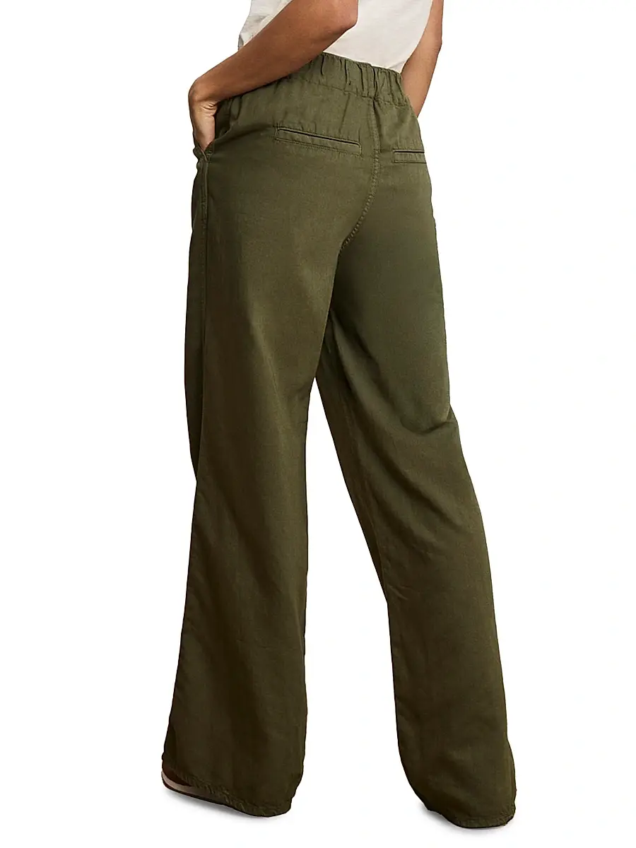 Veronica Beard Women's Kasey Wide-Leg Flat Front Pants | Thumbnail 5 Veronica Beard Women's Kasey Wide-Leg Flat Front Pants | Thumbnail 5