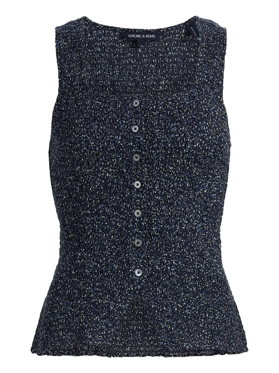 Women's Indie Smocked Printed Top