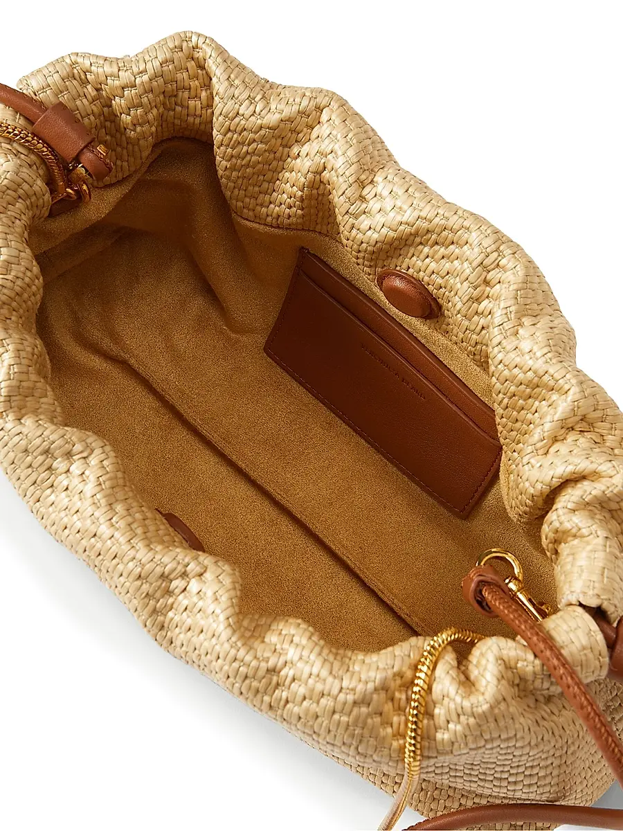 Veronica Beard Women's Small Stash Raffia Bag | Thumbnail 8