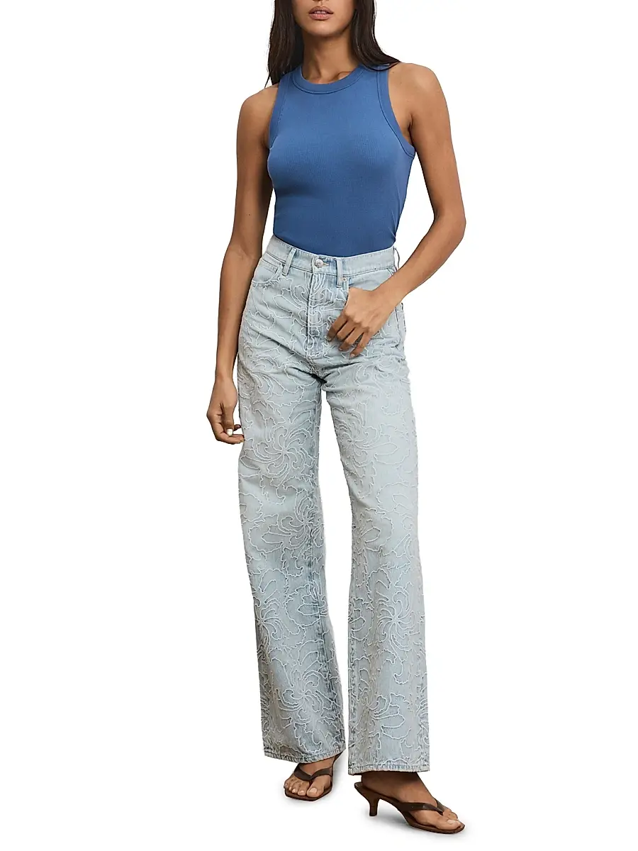 Veronica Beard Women's Jordyn Crop Tank | Thumbnail 2 Veronica Beard Women's Jordyn Crop Tank | Thumbnail 2